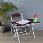 Foldable Table Chair Set Brown (3-6 yrs)