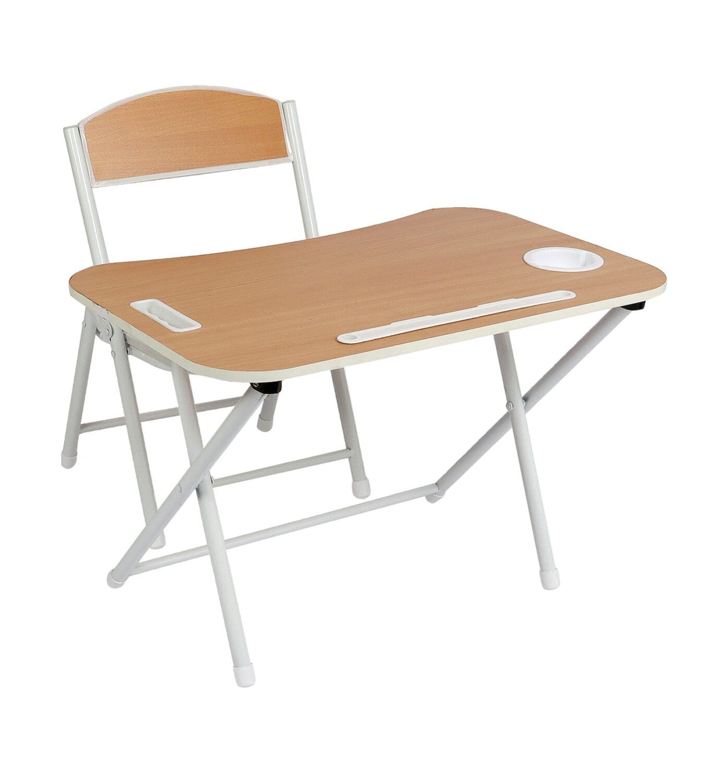 Foldable Table Chair Set Coffee (3-6 yrs)