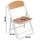 Foldable Table Chair Set Coffee (3-6 yrs)