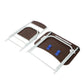 Foldable Table Chair Set Dark Coffee (3-6 yrs)