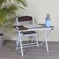 Foldable Table Chair Set Dark Coffee (3-6 yrs)