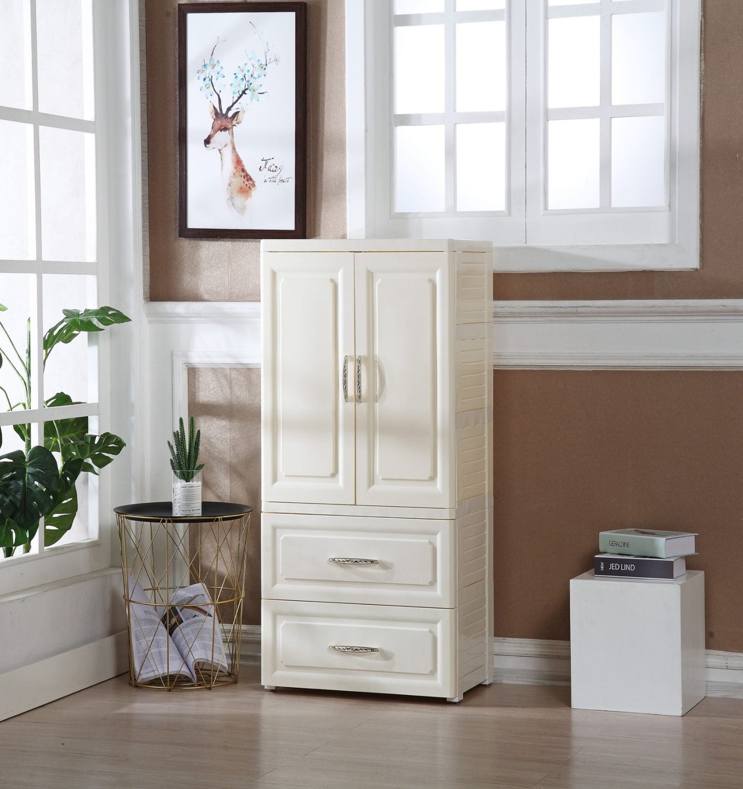 Versatile Crème Wardrobe (Small)